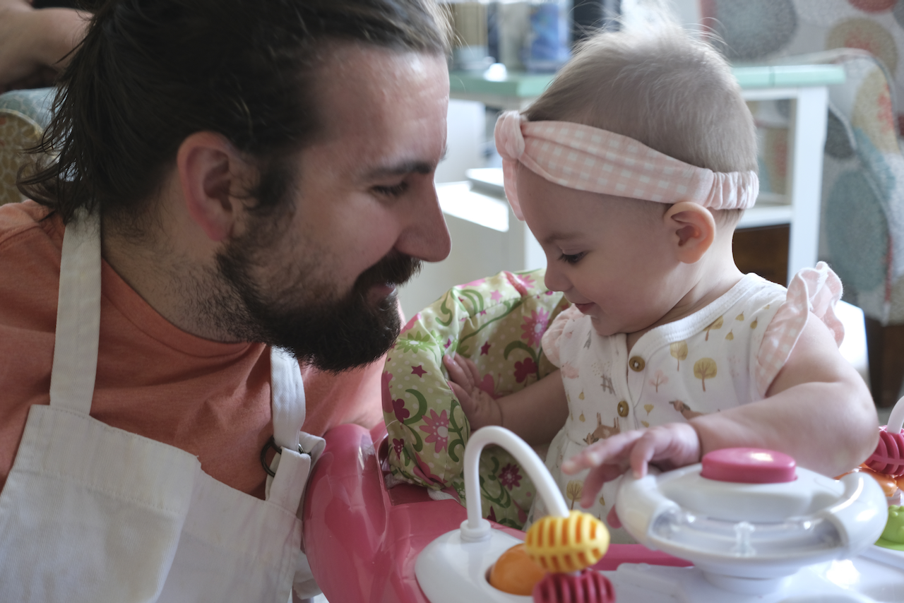 Zoe and I sharing a moment.